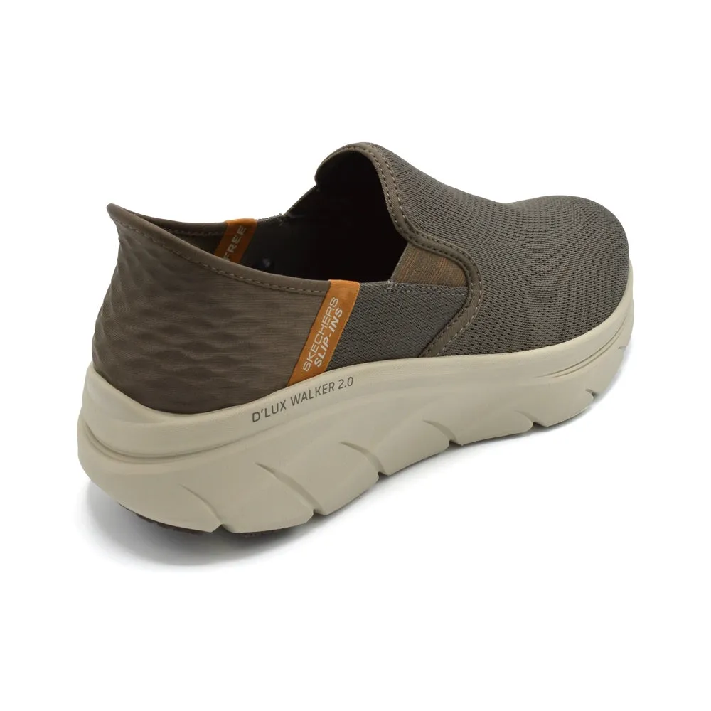 Skechers Reeler - Mens Wide Fit Slip In - 4E Fitting - Brown