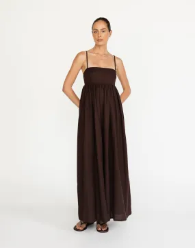 Tarsha Maxi Dress (Chocolate)