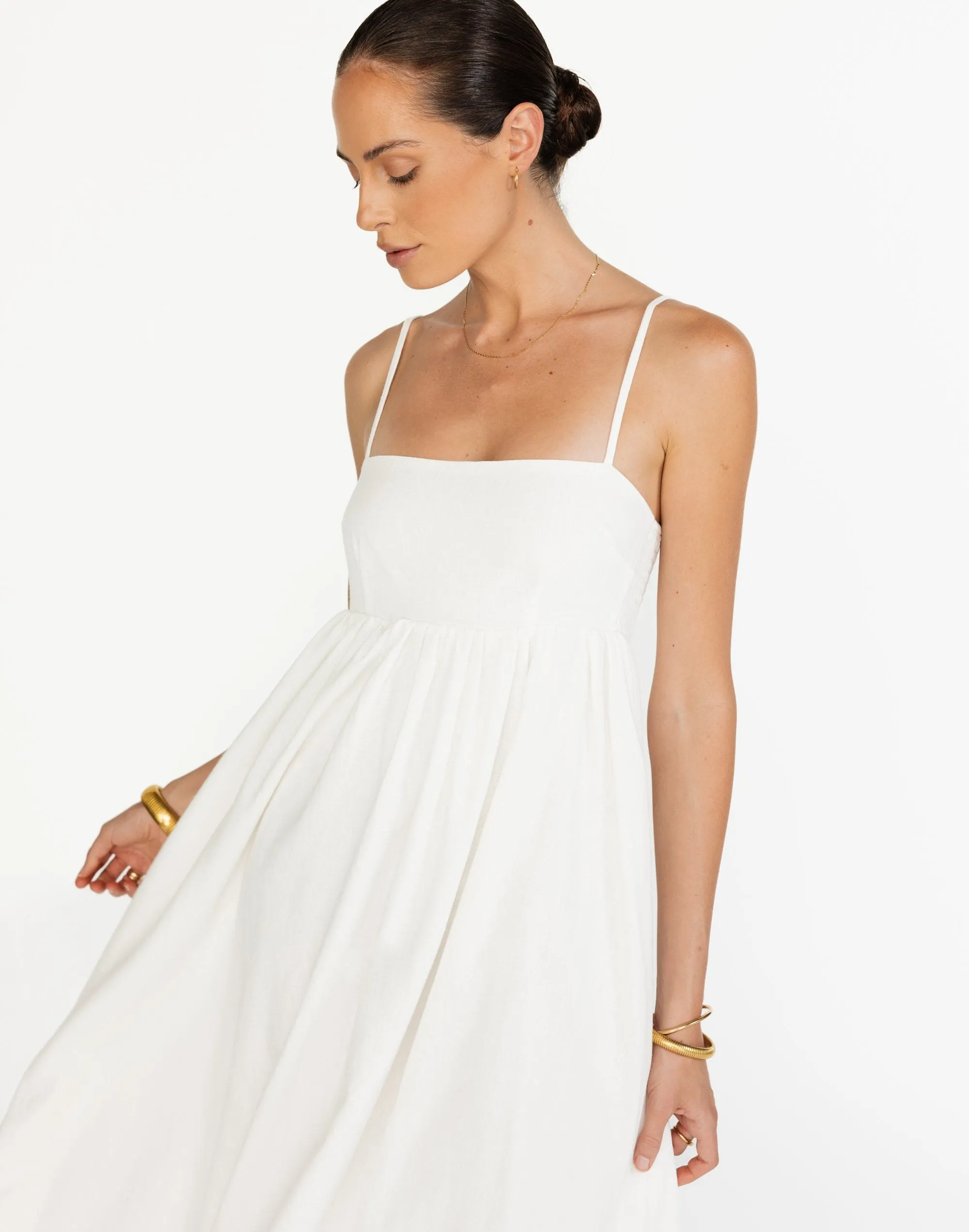 Tarsha Maxi Dress (Off White)