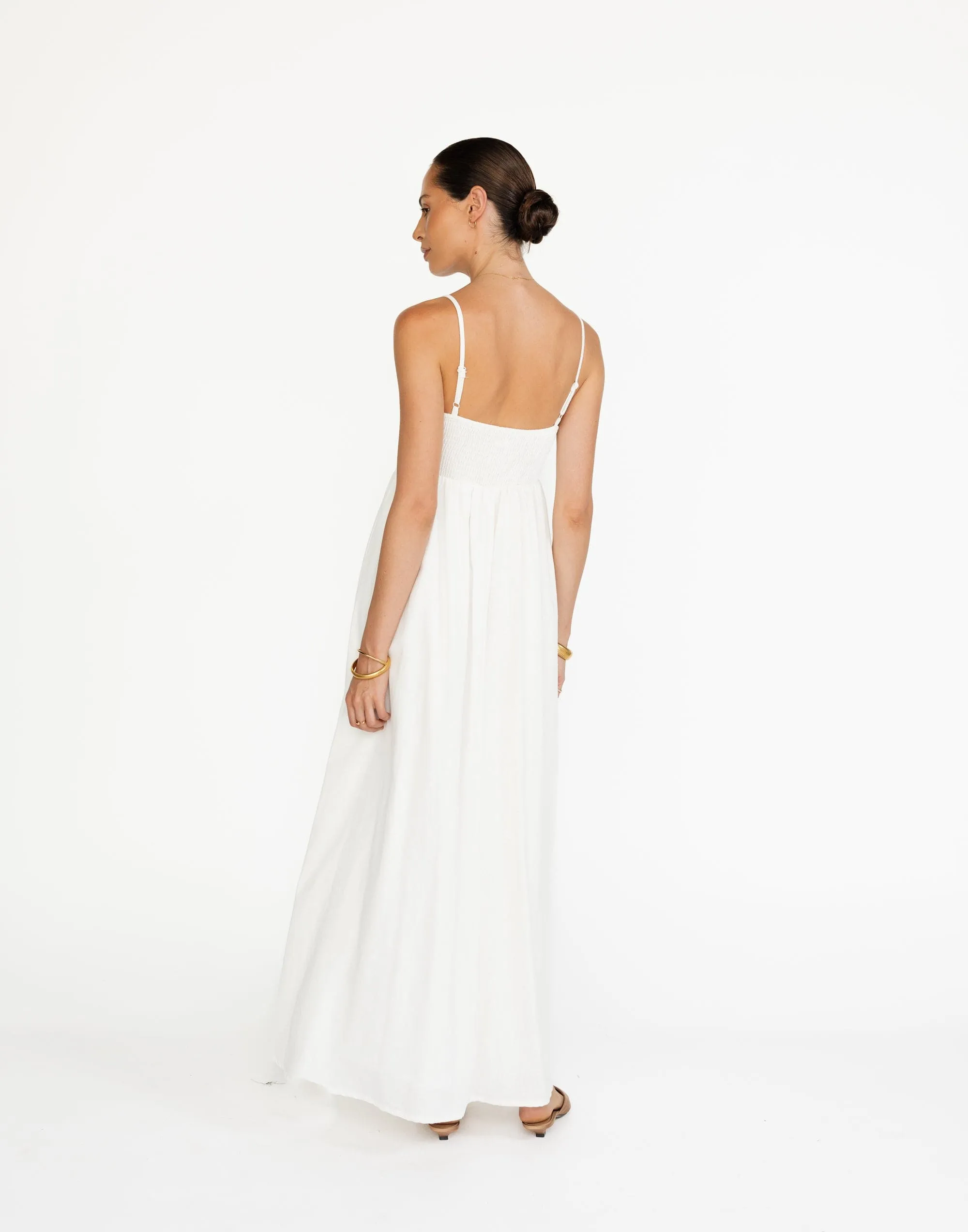 Tarsha Maxi Dress (Off White)