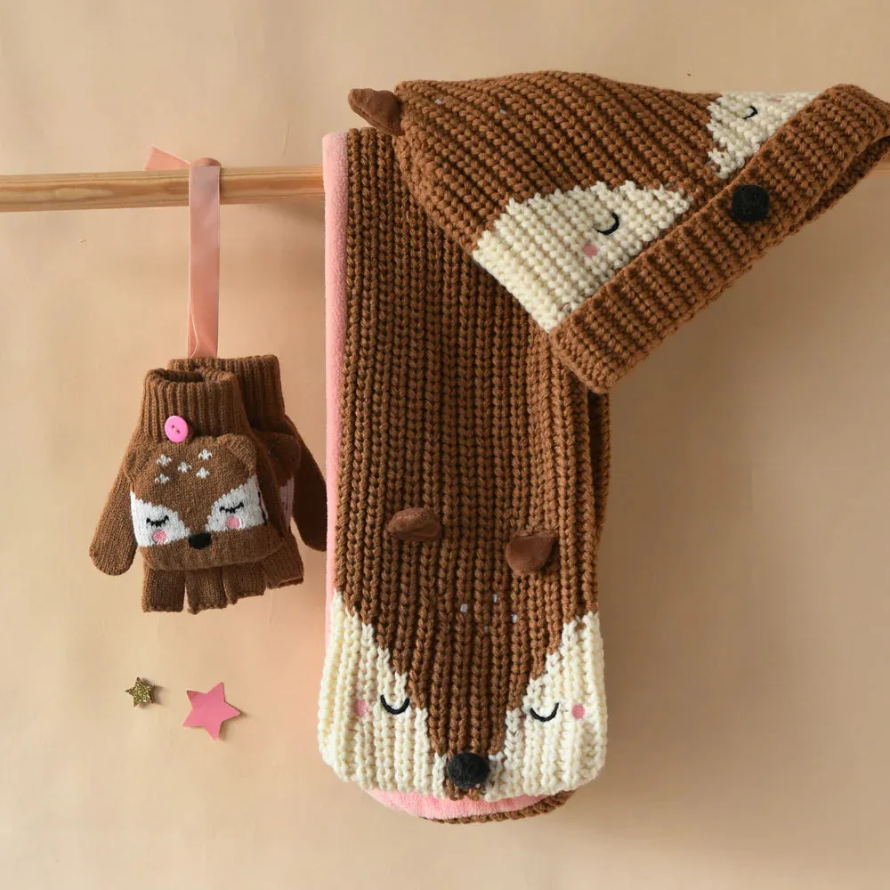 The Doris Deer Knit Hat - KIDS