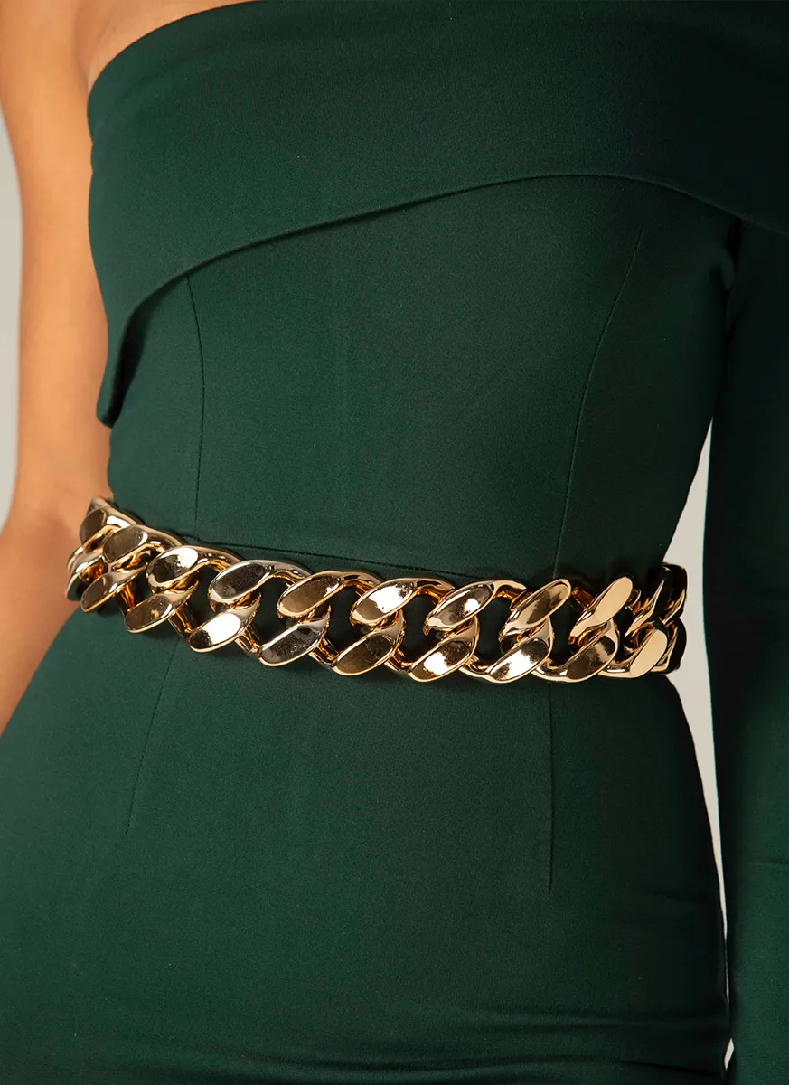 Tonia Chain Belt (Gold)