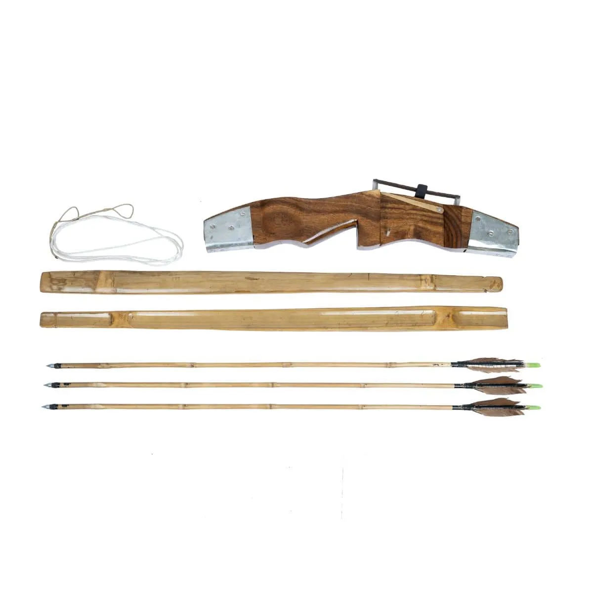 Traditional Indian Long Bow Set - A72TLB - Archery Equipment