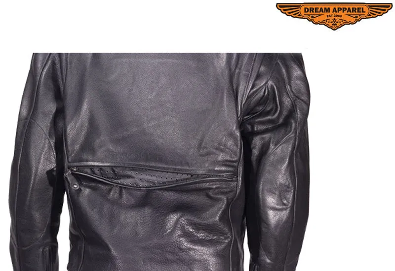 Women's Leather Jacket With Removable Liner