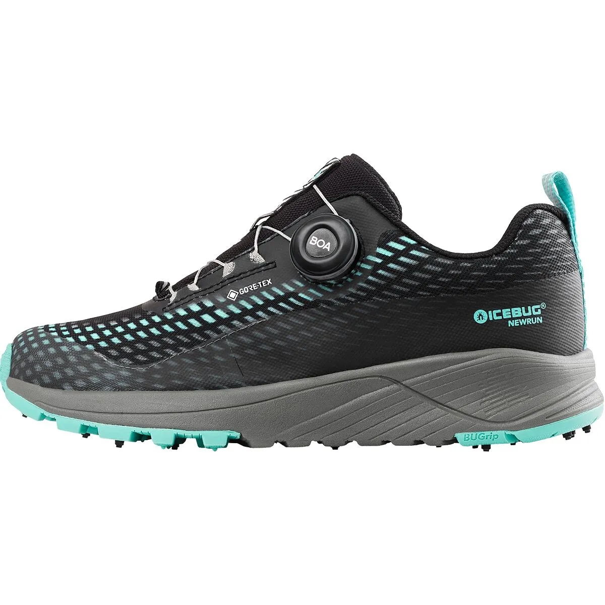 Women’s NEWRUN BUGrip GTX ( 9A - Black/Jade Mist)